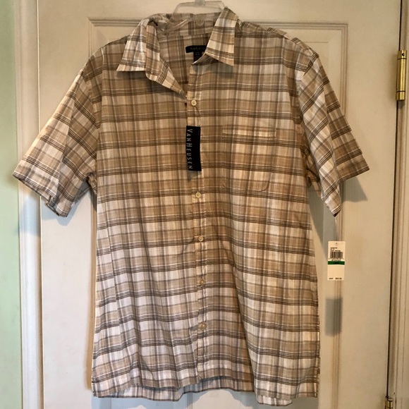 Men’s Van Heusen Shortsleeved buttondown - Picture 1 of 3